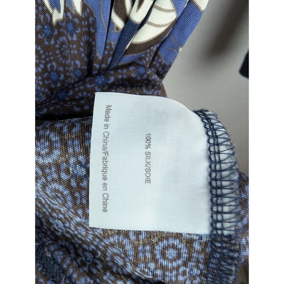 Tory Burch Flavia Silk Floral Dress Size M - Picture 6 of 10